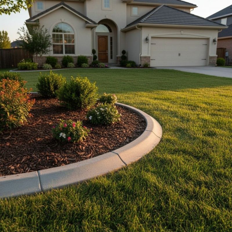 Lawn Curbing Installation