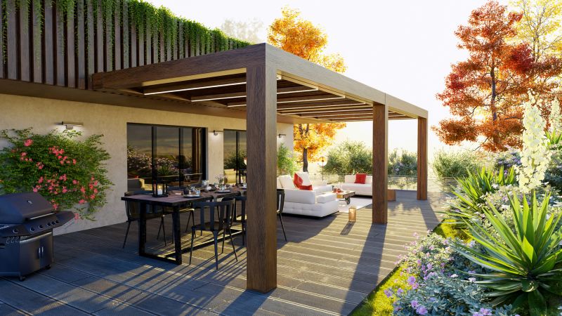 Covered Outdoor Dining Space